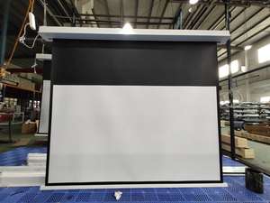 Écran de projection <span class=keywords><strong>motorisé</strong></span> à cordon de tirage pour plafond, 92 pouces, 16:9, blanc mat de haute qualité, avec télécommande <span class=keywords><strong>et</strong></span> fonction de descente. - Product Image 6