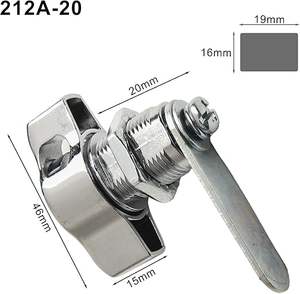 Cerradura de Leva FS3230 MS715-8 212A, Cuerpo de Cerradura de 20 mm y 31,5 mm, Pestillo de Leva con Perilla Bloqueable, Pestillos de Leva de Precisión para un Cierre Confiable - Product Image 6