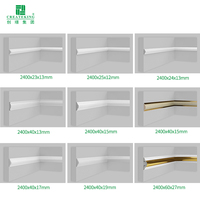 Moulures murales en PS pour appartement, 100% matériau PS recyclé haute densité, durable, écologique, installation facile, design 3D