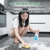 Revêtement de sol époxy auto-nivelant effet marbre DEQI ODM/OEM, peinture intérieure pour sols en béton liquide coloré au sable