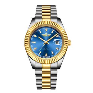 OEM ODM <b>Men's</b> Luxury Classic Stainless Steel Quartz <b>Watch</b> Business Style <b>Waterproof</b> Calendar Table Customizable Logo Alloy Case - Product Image 4