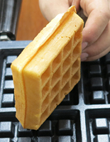 Gaufrier à Snack classique professionnel, Machine à gaufres électrique à bascule 4 pièces, gaufrier de forme carrée