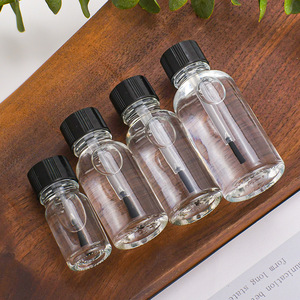 ขวดน้ำมันหอมระเหยแก้วสีขาวคุณภาพสูงพร้อมแปรงขนาด 30 มล. สำหรับดูแลเล็บ ใช้เป็นภาชนะบรรจุเครื่องสำอางอเนกประสงค์ - Product Image 1