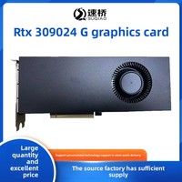 SuQiao RTX3090 24G Turbo Gaming A1 Carte graphique pour rendu et calcul intensif, nouvelle station de travail, mémoire vidéo GDDR6, ventilateur, PCI Express 4.0