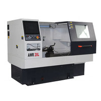 Machine de réparation de roues à guidage linéaire AWR28L, tour CNC pour roues en alliage à coupe diamantée sur camion
