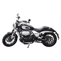 Moto Scrambler Rétro Classique Vintage Cafe Racer Moto de Rue Tout-Terrain Dual Sport