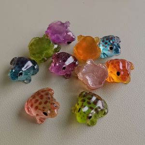 100 Pezzi Miniature di Rane Luminose, Statuette in Resina per Decorazione Giardino, Fai-da-Te, Terrario, Paesaggio in Muschio - Product Image 5