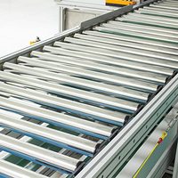 Rouleau de convoyeur de ligne d'assemblage de 50 mm de diamètre avec axe à ressort, composants de système de convoyage pour tables élévatrices et équipements de transport
