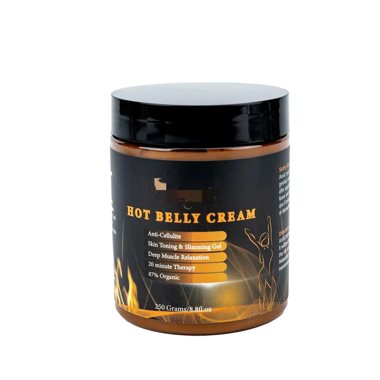 Hot Cream Cellulite and Fat Burner Body Slimming Cream for Belly Fat Burner 3 Years OEM ODM Private Label Cream 150g