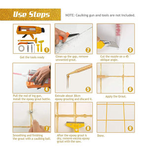 Résine époxy neutre bicomposante <span class=keywords><strong>Siway</strong></span> Zhejiang 400 ml, scellant pour carreaux de céramique, tubes lumineux en verre, forte adhérence, durable - Product Image 6