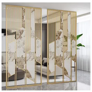 Modern Stainless Steel Room Partition For Stainless Steel Screen Dining Room Divider