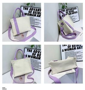 Sac en toile superposé tendance avec pochette zippée, design spacieux, personnalisable avec impression de logo - Product Image 3