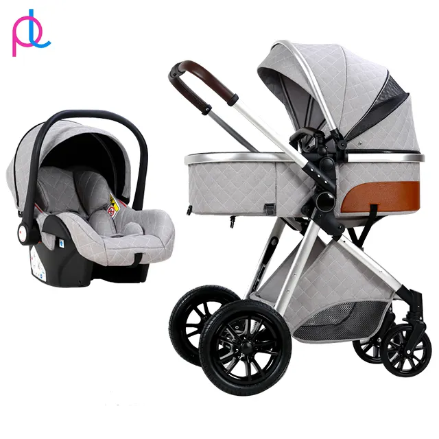 Factory Selling Directly Baby Stroller 3 in 1 White with Fair Price