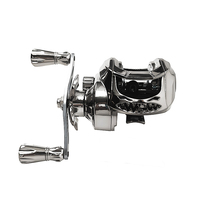 Moulinets de pêche à la ligne KALIOU S180 18+1BB, rapport de transmission 7.2:1, bobine en métal argenté, étanches, pour eau salée et pêche en haute mer.