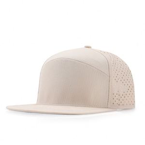 Casquette de sport en coton 7 panneaux AI-MICH de haute qualité, découpe laser personnalisée, snapback, imperméable, idéale pour le cyclisme en extérieur, promotionnelle - Product Image 5