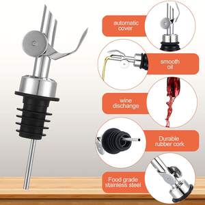 Bouchon de bouteille de vin en forme de tête d'animal, bec verseur pour boissons, mini bouchons de vin sous vide, verseur à vin pour l'alcool, pour France <span class=keywords><strong>Clos</strong></span> Erasmus - Product Image 5