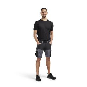 BLAKLADER - 179818609699C48 Craftsman <b>shorts</b> with <b>stretch</b> Mid grey/Black - EAN 7330509881712 <b>WORK</b> TROUSERS <b>WORK</b> <b>SHORTS</b> - Product Image 3