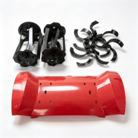 Motoculteur industriel multifonctionnel sans fil à 4 temps télécommandé sur chenilles ME800RT, micro-cultivateur rotatif pour le creusement de tranchées en verger