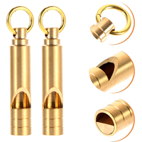 Classical Brass Mini Gift Whistle for Survival