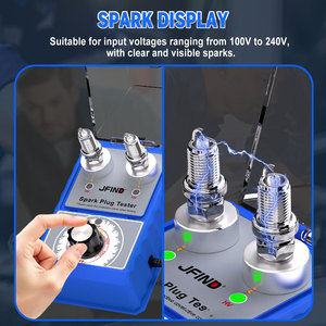 Furo Duplo Ajustável JFIND JF109 Pro Car Spark Plug Tester Detector Ignição Plug Analyzer 12V Gasolina Ferramenta De Diagnóstico - Product Image 6