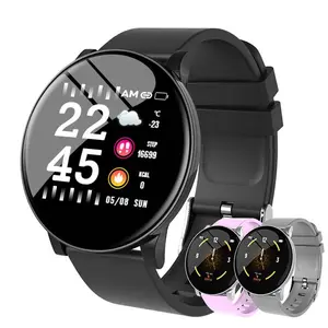 Frau w8 smart uhr damen Wetter Prognose Fitness sport tracker heart rate monitor smartwatch android männer smart armband