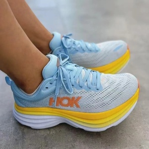 Zapatos unisex HOKAS Bondi LOGO, marca de diseñador, zapatos HOKAS con cordones, suela gruesa para correr, caminar y zapatillas deportivas informales HOKAS - Product Image 3