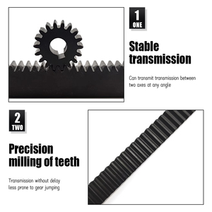 Giá đỡ bánh răng thẳng/xoắn ốc hltnc có lỗ lắp 1m/1.25m/1.5m/2M/2.5m/3m/4M/5M/6M/8M Chiều dài tùy biến cho CNC - Product Image 6