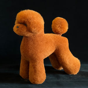 Teddy Pet Simulatie Haar Kapsalon Oefenpop Hond Volledig Lichaam Hoofd Skelet Model Kapper scheren Bruin oefenmodel - Product Image 2