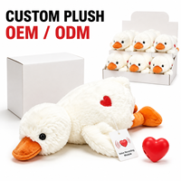 Peluches personnalisées, peluche canard parlant, fabricant de peluches personnalisées, animaux en peluche, jouets pour parents et enfants, peluches en polyester, OEM CE