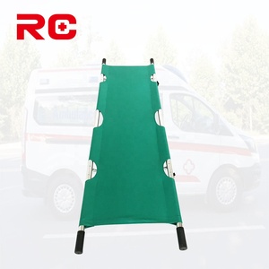 Brancard médical manuel non pliable, cadre robuste, tissu PVC 600D, équipement de transport de patients durable, capacité 160 kg, certifié CE - Product Image 2