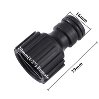 Adaptor Konektor Air Taman 16mm ke Ulir Betina 1/2 inci untuk Irigasi Akuarium