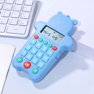 Calculatrice de cadeau mnémonique Calculatrice de jeu électronique promotionnelle Calculatrice d'arithmétique mentale pour enfants en forme d'ours - Product Image 4