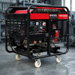 เครื่องกำเนิดไฟฟ้าดีเซลแบบโครงเปิด ราคาโรงงาน 5kVA 10kVA ระบายความร้อนด้วยอากาศ เฟสเดียว สามเฟส สำหรับจ่ายไฟฉุกเฉิน - Product Image 3