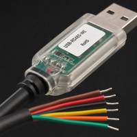 Câble série USB vers RS485 FTDI, 1,8 m, 6 fils, adaptateur convertisseur UART pour systèmes d'automatisation industrielle PLC