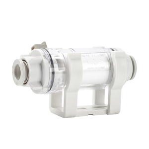 <b>Vacuum</b> <b>Pump</b> Filter Cylinder Type 1 In Air Inlet Manual Drain PP Material - Product Image 1