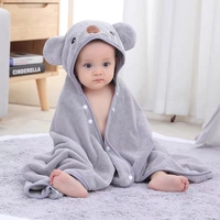 Customized Compressed Sports Pattern Cotton Cartoon Animal Hooded Bath Poncho Towels