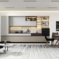 Meubles de maison au design moderne européen Panier à tirer durable Armoire de cuisine en acier inoxydable à vendre