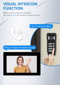 Mingke nhà bảo vệ trực quan thông minh có dây an ninh nhà 720P máy ảnh kỹ thuật số chuông cửa 4 dây biệt thự <span class=keywords><strong>Video</strong></span> <span class=keywords><strong>intercom</strong></span> Door Phone - Product Image 6