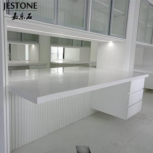 Corians-Hoja de superficie sólida para encimera, material de resina acrílica pura para encimera de <span class=keywords><strong>cocina</strong></span>, piedra artificial - Product Image 3