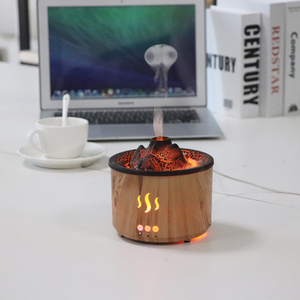Cf bán Hot núi lửa hương thơm defuser 500ml Mini khói vòng lửa ngọn lửa Núi Lửa không khí tạo độ ẩm khuếch tán với từ xa - Product Image 2