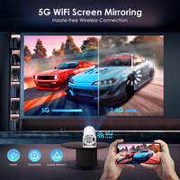 Proyektor Portabel Yingmai HY300 Pro 4K Android, Proyektor Terbaik dengan Native 260 ANSI, Wifi, Full HD, BT5.0 untuk Home Cinema