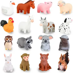 Promotional Classic Animal Bath Toys Float and Squirt Toy for Baby Shower Rubber Toys
