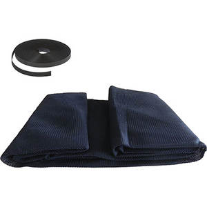 Zanzariera finestra A strappo effe poliestere Nero cm 150 180 - Product Image 1