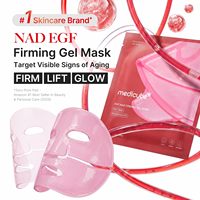 Masque en gelée medicube avec NAD EGF raffermissant, masque hydrogel pour l'élasticité et le volume de la peau, 4 pièces