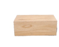 Bijoux en bois de Paulownia non finis faits à la main boîte-cadeau usine de haute qualité en gros bac de rangement bon marché