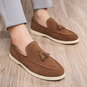Mocassini <span class=keywords><strong>da</strong></span> <span class=keywords><strong>Uomo</strong></span> con <span class=keywords><strong>Tacco</strong></span> Alto, <span class=keywords><strong>Scarpe</strong></span> Casual con Punta Tonda per Lavoro e Vacanze, <span class=keywords><strong>Scarpe</strong></span> Eleganti di Alta Qualità - Product Image 3