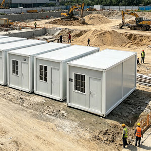 Maison conteneur démontable pliable en Z de 20 pieds, préfabriquée à dépliage rapide, pour écoles et logements temporaires - Product Image 1