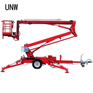 16m 18m 200kg Towable <span class=keywords><strong>Boom</strong></span> <span class=keywords><strong>Lift</strong></span> Spider <span class=keywords><strong>Lift</strong></span> mit Rotations korb für die Wartung von Geräten in großer Höhe - Product Image 6