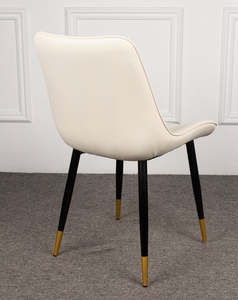 Lusso ristorante sala da pranzo mobili in velluto moderno tessuto sedie da cucina con gambe in metallo - Product Image 2