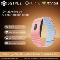 JCVital 2501 SDK APL OEM ODM Pulsera Inteligente con Monitorización Remota por IA, Análisis de Estrés y Salud